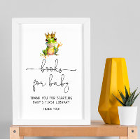 Hop On Over Frog Books para el Poster del bebé