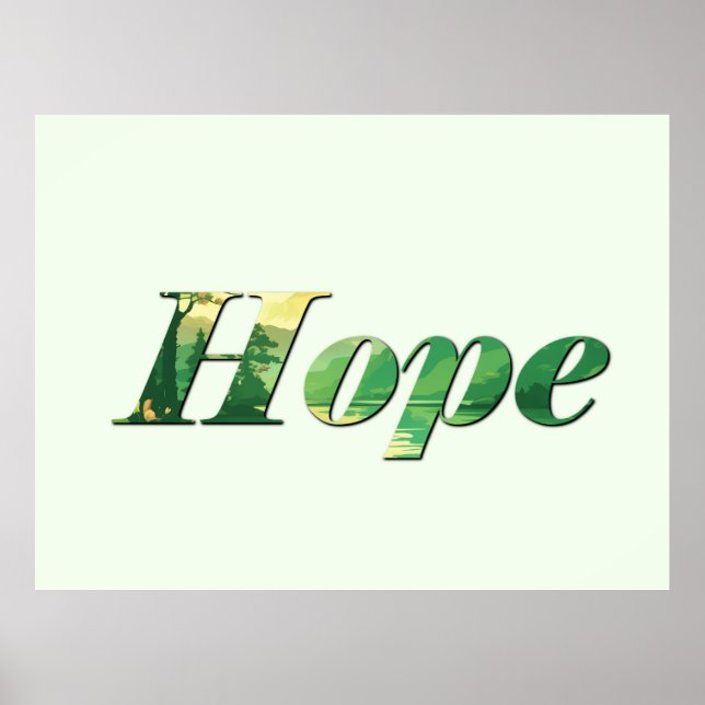 Póster Hope. (Frente)