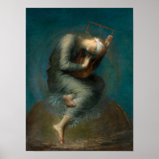 Póster Hope, 1891 by George Frederic Watts (Frente)
