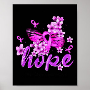 Póster Hope Butterfly Conciencia sobre la sobredosis de C