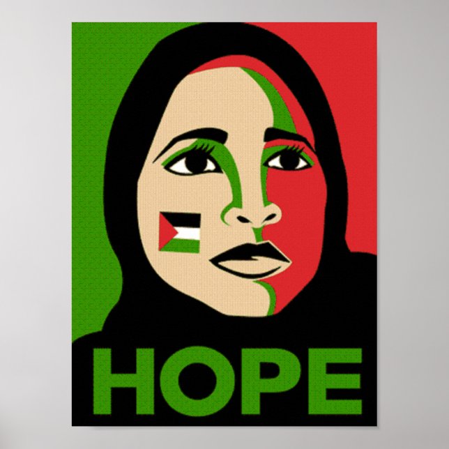Póster Hope for Palestine (Frente)
