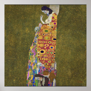 Póster Hope, Gustav Klimt Poster