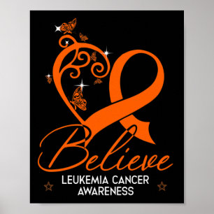 Póster Hope Leukemia Awareness Gift