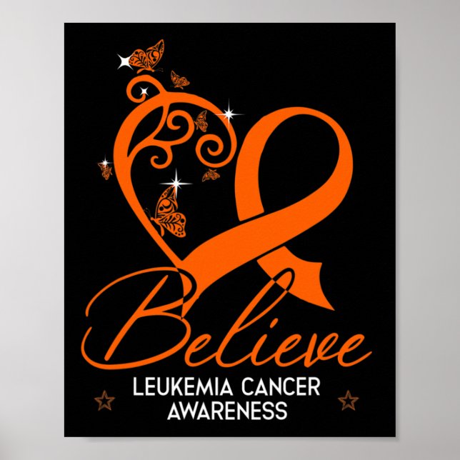 Póster Hope Leukemia Awareness Gift (Frente)
