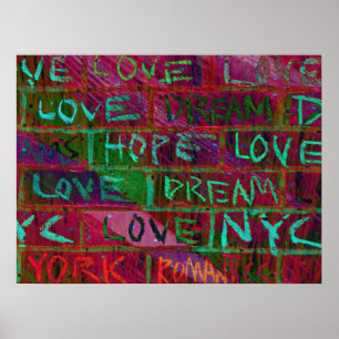 Póster Hope Love Dream Poster