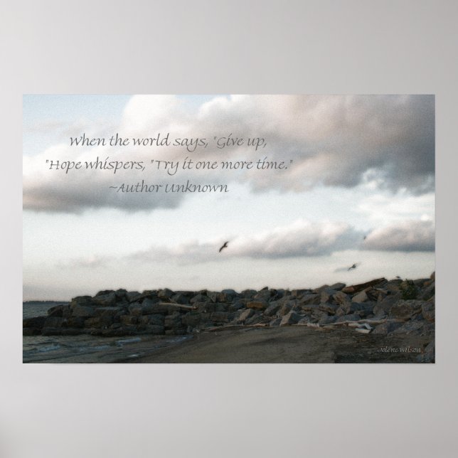 Póster Hope poster (Frente)