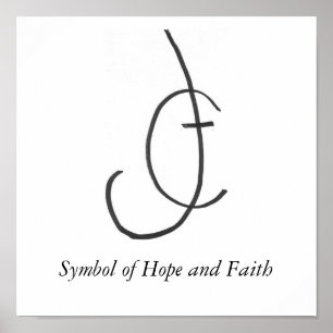 Póster HopeandFaith, Symbol of Hope and Faith