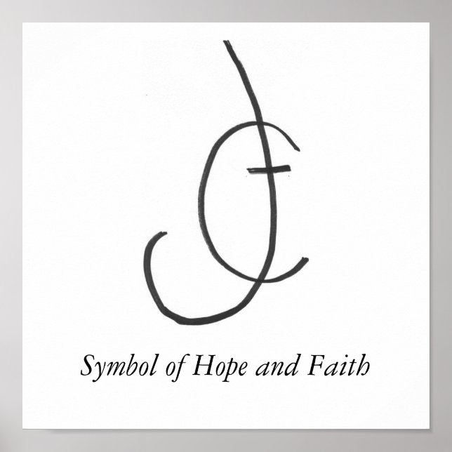 Póster HopeandFaith, Symbol of Hope and Faith (Frente)