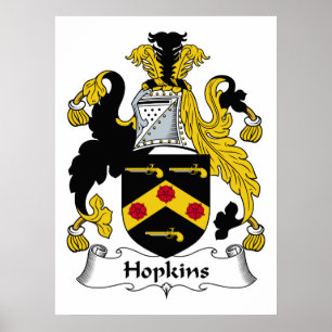 Póster Hopkins Family Crest