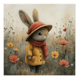 Póster Hoppity Harmony: Un conejo con un toque de fantasí