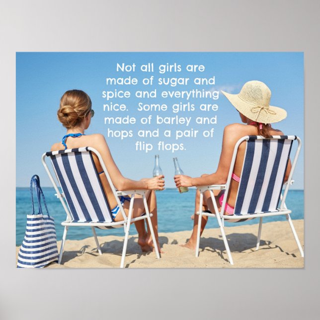 Póster Hops y Flip FLops (Frente)