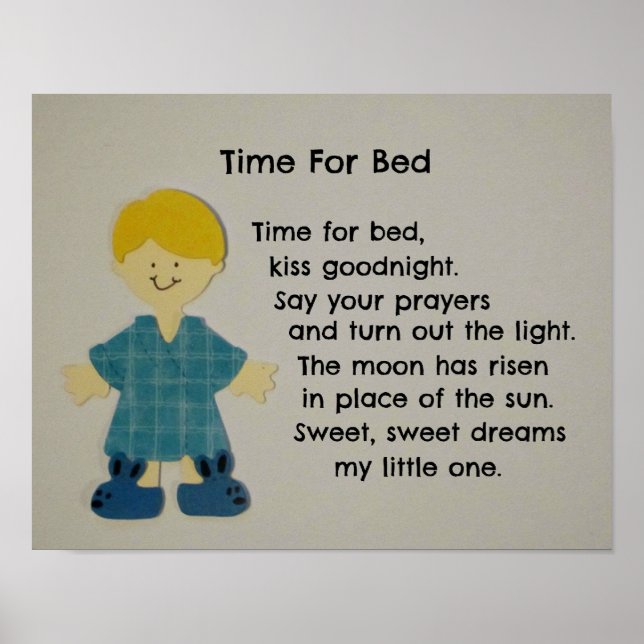 Póster Hora De Cama (Niños) (Frente)