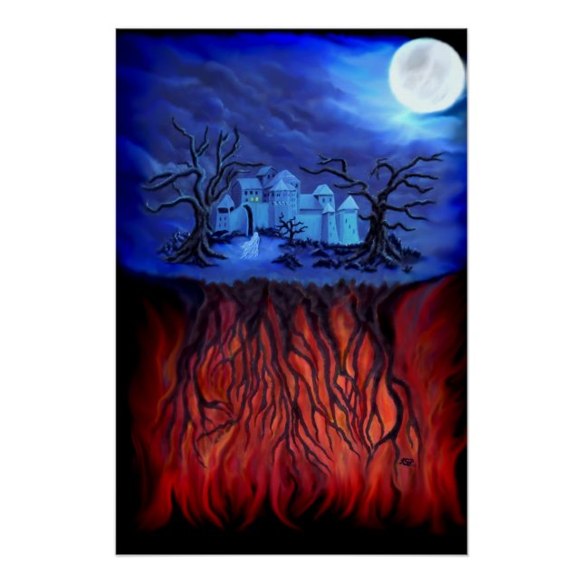 Póster Hora de la bruja, entre el cielo y el infierno (Anverso)