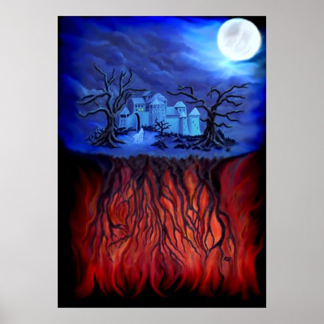 Póster Hora de la bruja, entre el cielo y el infierno (Frente)