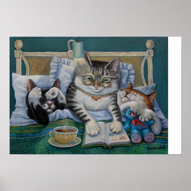 Póster "Hora de la cama" (Frente)