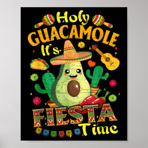 Póster Hora de la Fiesta de Guacamole