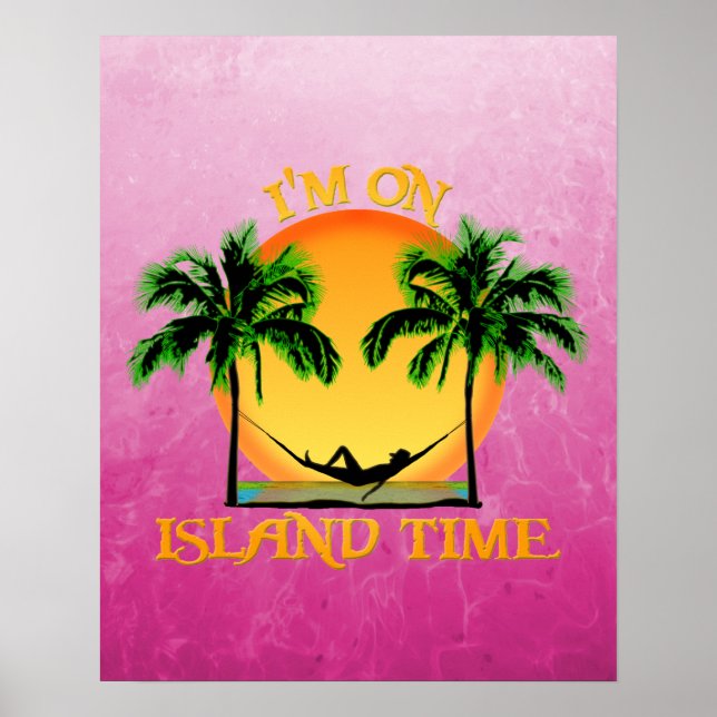Póster Hora de la isla (Frente)