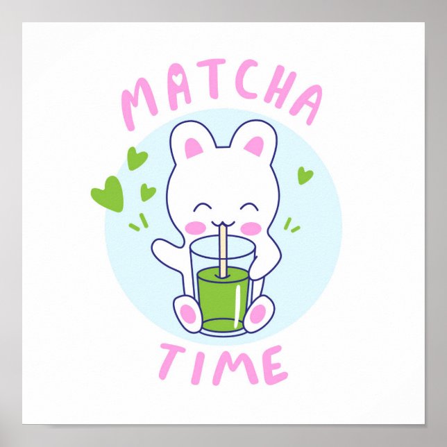 Póster Hora de Matcha (Frente)