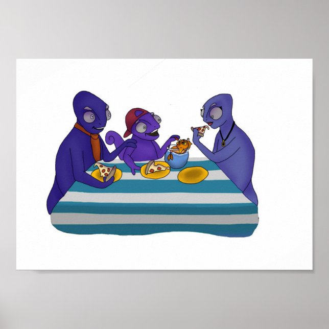 Póster Hora de Pepperoni Pizza (Frente)