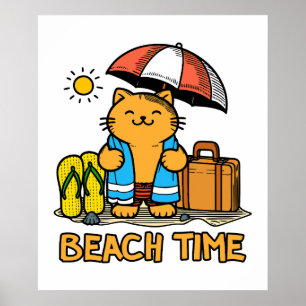 Póster Hora de playa 1