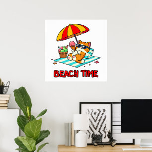 Póster Hora de playa 3