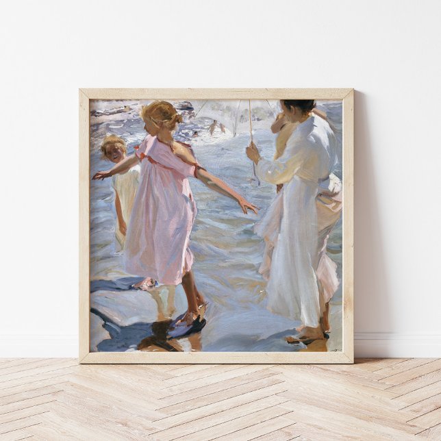 Póster Hora de un Bathe, Valencia | Joaquín Sorolla (Subido por el creador)