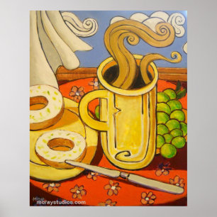 Póster "Hora del desayuno"