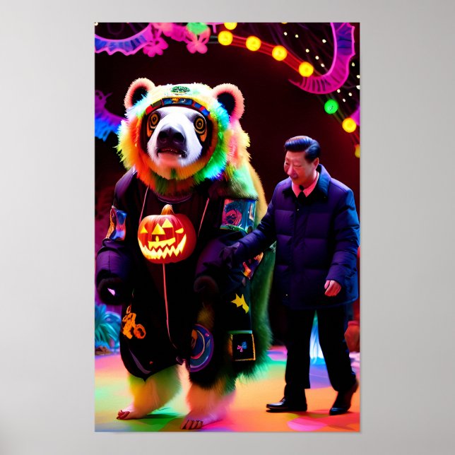 Póster Hora del Partido Comunista de Halloween - Ken Gage (Frente)