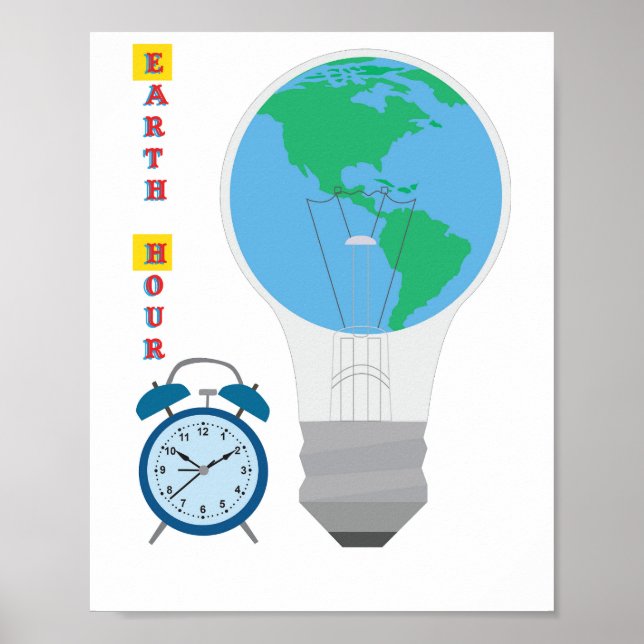 Póster Hora del Planeta (Frente)