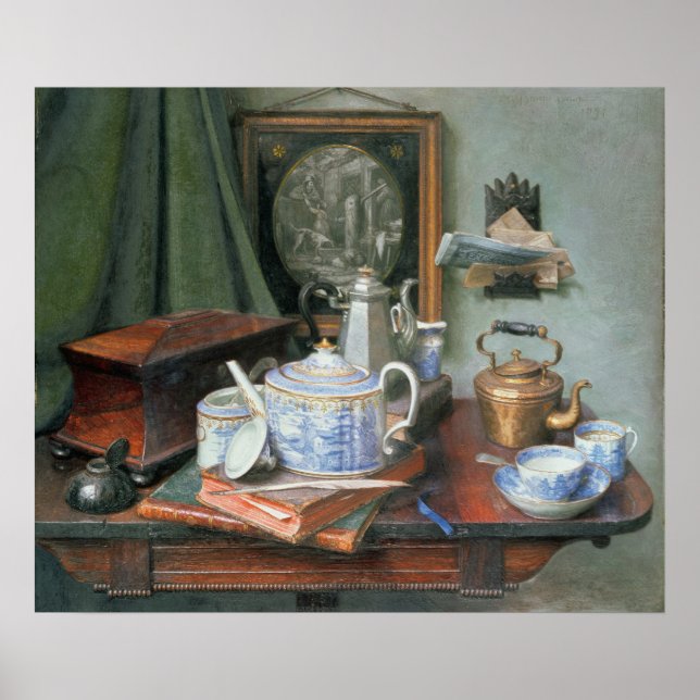 Póster Hora del té (Frente)