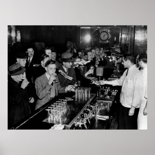 PÓSTER HORA FELIZ DE NUEVA YORK 1946 (Frente)