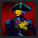 Póster Horatio Nelson Pop Art<br><div class="desc">Almirante Lord Horatio Nelson,  vencedor en la batalla de Trafalgar y un héroe inglés.</div>