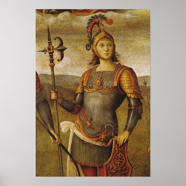 Póster Horatius Cocles, de la Sala dell'Udienza (Frente)