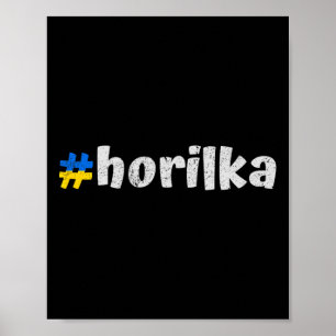 Póster Horilka ucraniana divertida Ucrania tradicional fu