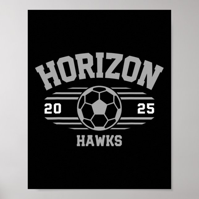 Póster Horizon Hawks Soccer Byll 2025  (Frente)