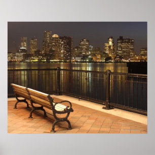 Póster Horizonte 3 de Boston, Massachusetts