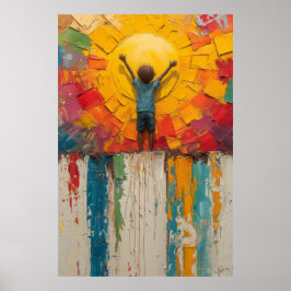 Póster Horizonte de abrazo: Maravilla infantil