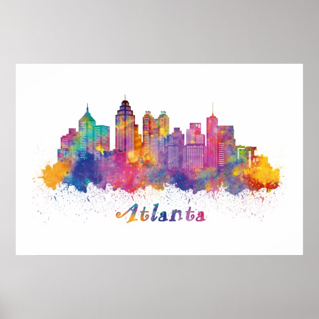 Póster horizonte de atlanta (Frente)