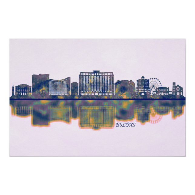 Póster Horizonte de Biloxi (Anverso)