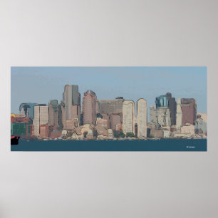 Póster Horizonte de Boston