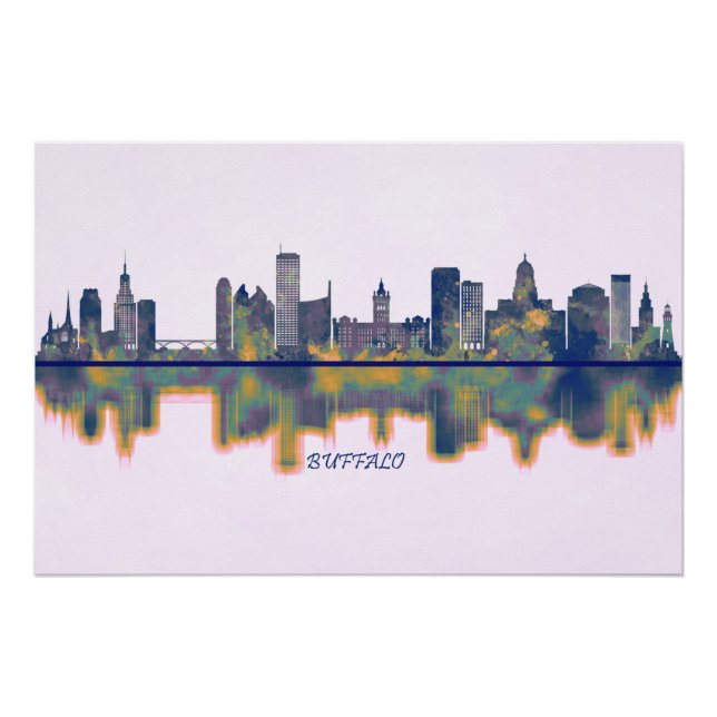 Póster Horizonte de Búfalo (Anverso)