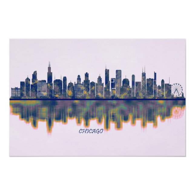 Póster Horizonte de Chicago (Anverso)