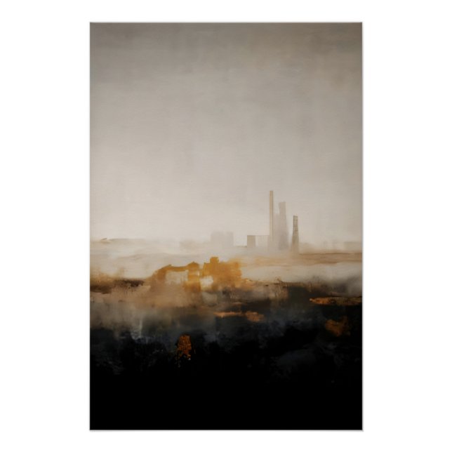 Póster Horizonte de desaparición (Anverso)