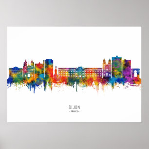 Póster Horizonte de Dijon Francia