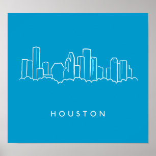 Póster Horizonte de Houston