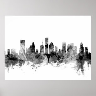 Póster Horizonte de Houston Tejas