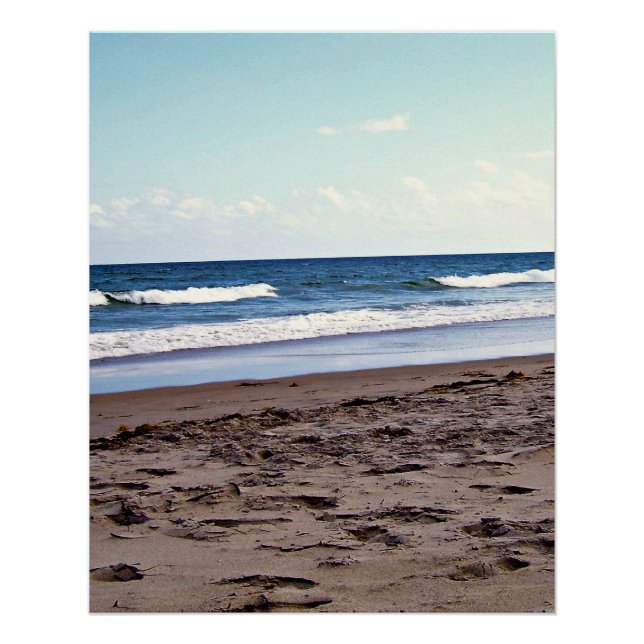 Póster Horizonte de la costa tropical de Florida (Anverso)