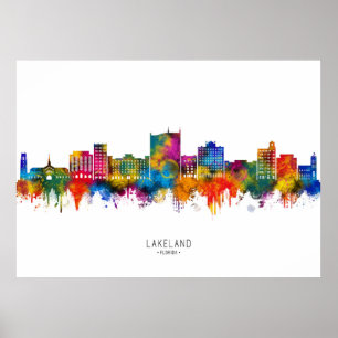 Póster Horizonte de Lakeland Florida