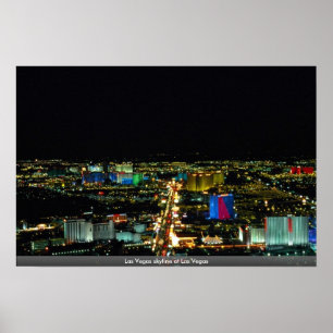 Póster Horizonte de Las Vegas en Las Vegas