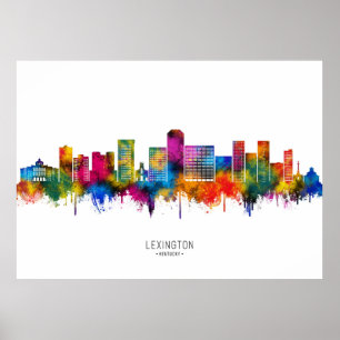 Póster Horizonte de Lexington Kentucky